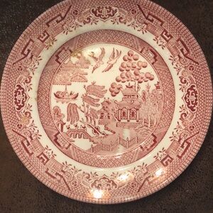 Churchill Rosa Red Willow Salad/Dessert Plate